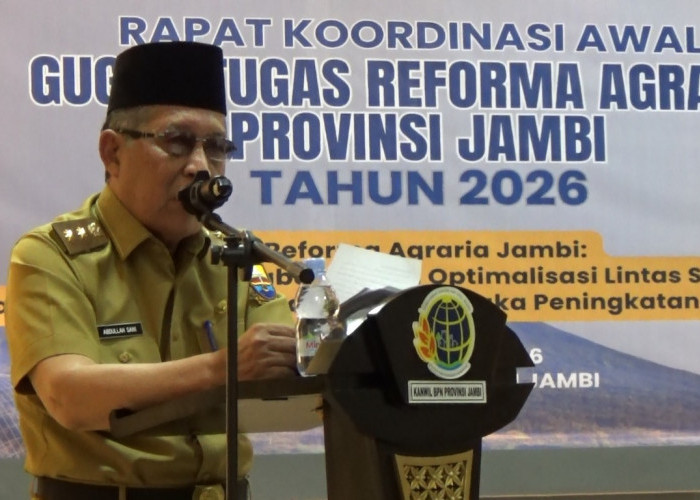 Wagub Sani Buka Rakor Awal Gugus Tugas Reforma Agraria 2026
