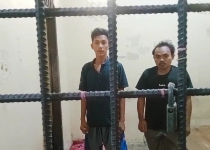 Unit Reskrim Polsek Pelawan Singkut Ringkus Dua Pelaku Pembobolan Rumah