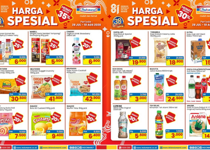 Promo Indomaret Hari Ini, 1 Agustus 2026: Ultra Susu Cair UHT Moka 750 ml Diskon Jadi Rp15 Ribuan