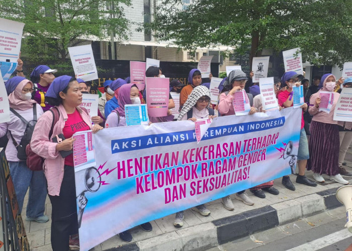 Aliansi Perempuan Indonesia Gelar Aksi, Desak Penghentian Kekerasan dan Diskriminasi terhadap Ragam Gender dan