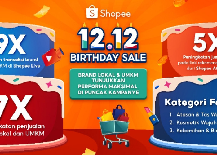 Kemeriahan Shopee 12.12 Birthday Sale: Brand Lokal & UMKM Catatkan Peningkatan Penjualan Spektakuler di Akhir 