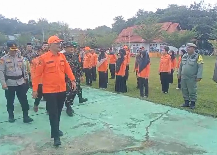 Bupati Hurmin Pimpin Apel Kesiapsiagaan Karhutla 2026, Sebanyak 156 Titik Panas Terpantau di Sarolangun