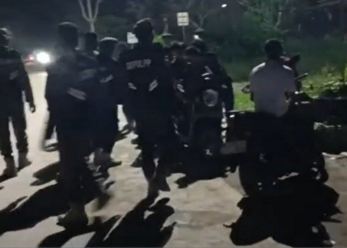 Satpol PP Tanjung Jabung Barat Gelar Patroli Trantibum Malam Minggu di Kuala Tungkal