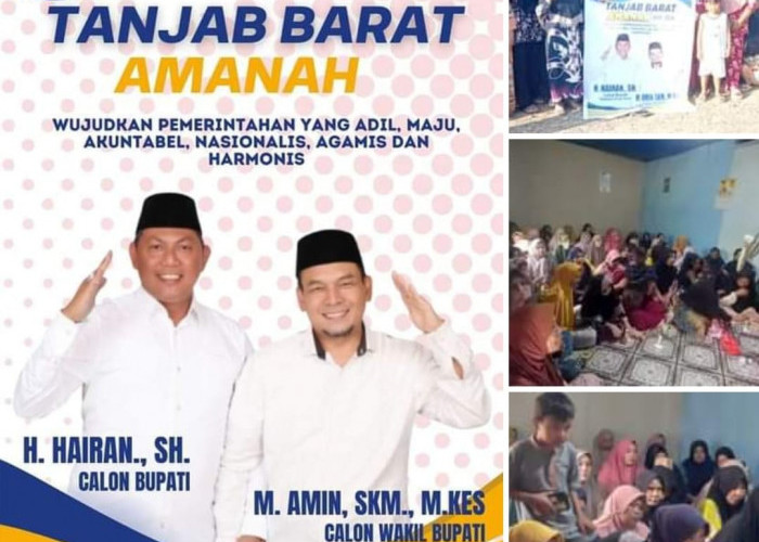 Tiada Matinya, Ratusan Emak-Emak Pengabuan Kembali Deklarasikan Dukung Hairan-Amin 