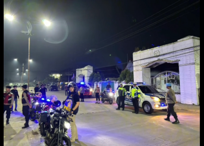 Antisipasi Geng Motor, Polres Tanjab Barat Gencarkan Patroli Malam