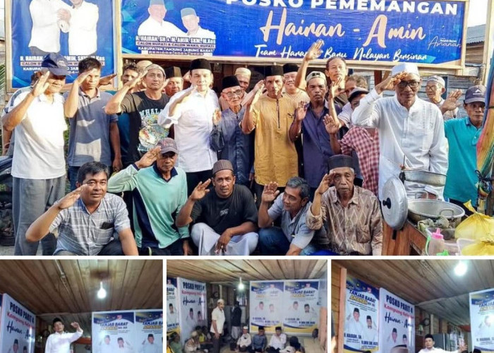 Semakin Menggelora, Kelurahan Kampung Nelayan, Ustadz Amin Disambut Ratusan Warga Siap Dukung Hairan-Amin