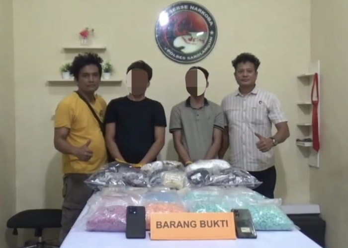 Satresnarkoba Polres Sarolangun Gagalkan Penyelundupan 53 Ribu Butir Ekstasi dan Etomidate