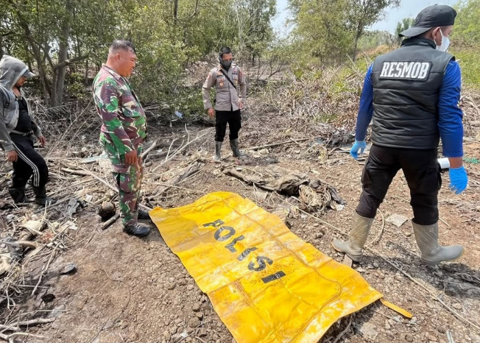 Gegerkan Warga, Kerangka Manusia Tanpa Kepala Ditemukan di Tepi Pantai Desa Sungai Jambat Tanjabtim