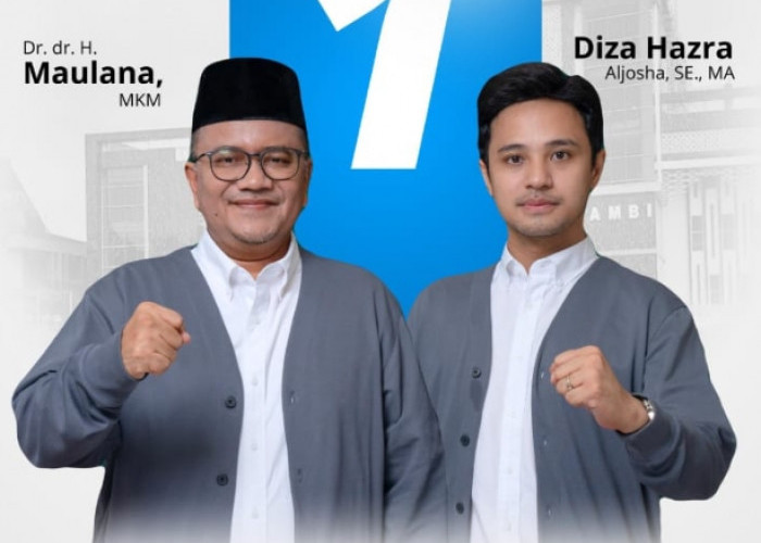 Pasangan Maulana-Diza untuk Calon Wali Kota Jambi Mendapatkan Urut 1 di Pilkada 2024