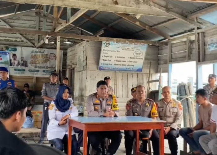 Kapolres Tanjab Barat Imbau Nakhoda Utamakan Keselamatan Penumpang dan Jaga Kamtibmas