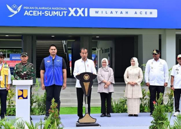 Resmikan Rehabilitasi dan Renovasi Pembangunan Venue PON XXI di Aceh