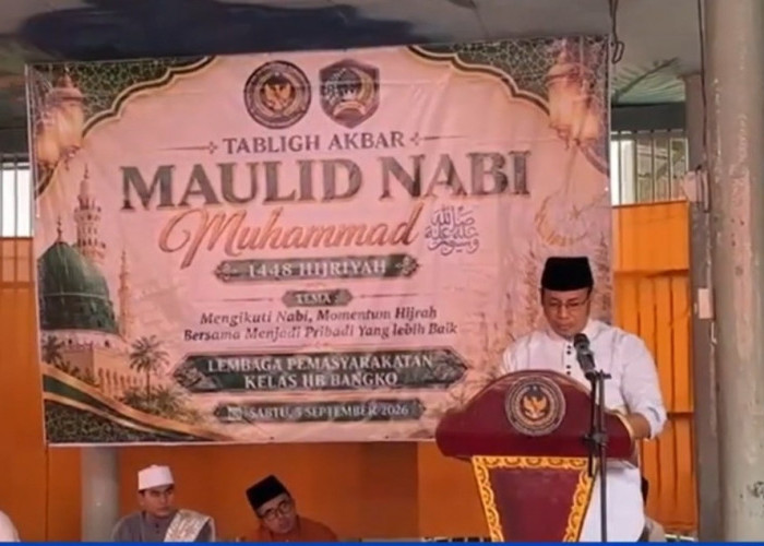 Peringati Maulid Nabi, Lapas Kelas IIB Bangko Perkuat Pembinaan Keagamaan Warga Binaan