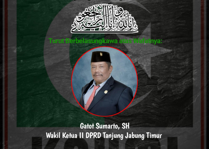 Wakil Ketua DPRD Tanjab Timur Tutup Usia. Edi Purwanto: Almarhum Sosok Senior dan Tokoh Terbaik Partai