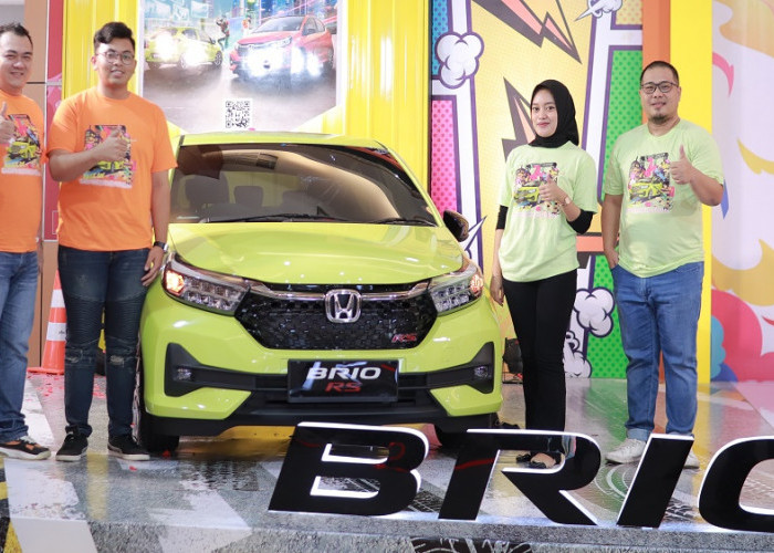 Model Terpopuler di Indonesia, New Honda Brio Hadir Menyapa Publik Kota Jambi
