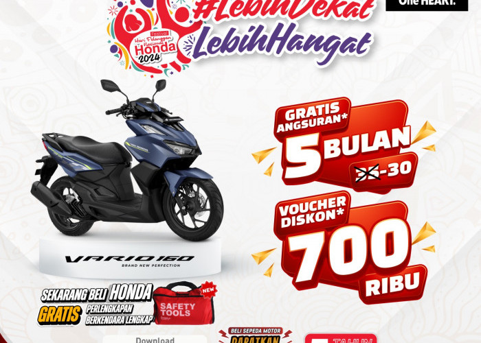 Miliki Honda Vario 160 dengan Penawaran Spesial Bulan Ini