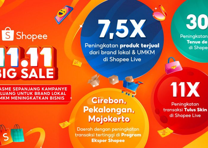 Dukungan Shopee 11.11 Big Sale untuk Brand Lokal dan UMKM