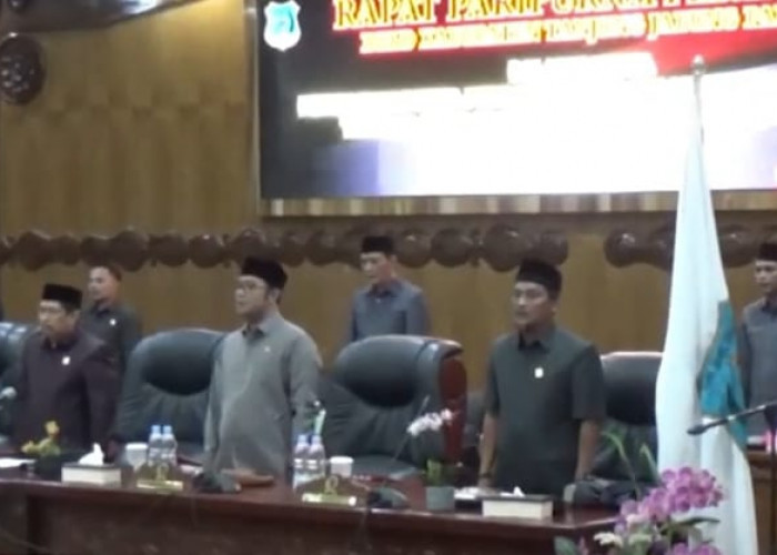 DPRD dan Pemkab Tanjabbar Gelar Paripurna Nota Raperda RTRW dan RPJPD Tahun 2025- 2045