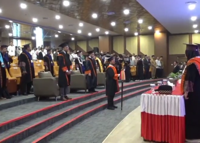 Pengukuhan Tiga Guru Besar, Pemprov dan UNJA Optimistis Tingkatkan Kualitas SDM Jambi