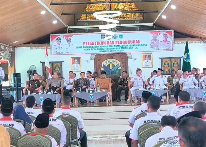 Bupati Batang Hari Hadiri Pelantikan Pengurus APDESI Periode 2026–2031  