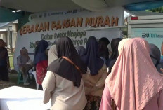 Warga Serbu Gerakan Pangan Murah di Lapangan Ki Bajuri, Harga Bahan Pokok Lebih Terjangkau