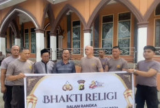 Sambut HUT Bhayangkara ke-80, Polres Tanjab Barat Gelar Bakti Religi di Sejumlah Rumah Ibadah