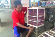 Dari Bambu Jadi Produk Bernilai, Warga Binaan Lapas Bangko Tekuni Pembuatan Sangkar Burung