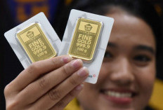Harga emas Antam pada Jumat anjlok Rp35.000 jadi Rp2,605 juta/gr