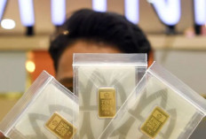 Harga emas Antam pada Jumat naik Rp7.000 menjadi Rp2,857 juta/gr