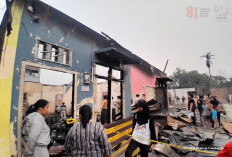 Kobaran Api Hanguskan 19 Rumah di Cempaka Putih Jambi