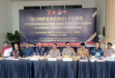 Polda Jambi Ungkap 154 Kasus Narkoba, 236 Tersangka Diamankan