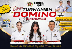 PWI Kota Jambi Gelar Open Turnamen Domino, Pererat Silaturahmi dan Junjung Sportivitas