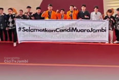 Jaga Warisan Cagar Budaya, Ribuan Mahasiswa UNJA Deklarasikan Penolakan Stockpile Batu Bara Candi Muaro Jambi