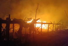 Dua Rumah Nonpermanen Terbakar di Talang Banjar, Satu Warga Alami Luka Bakar