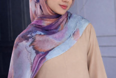 Tutorial Pashmina Simpel dan Elegan, Jadi Tren Lebaran Tahun Ini