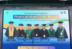 Lima Guru Besar Dikukuhkan, UIN STS Jambi Targetkan 40 Guru Besar