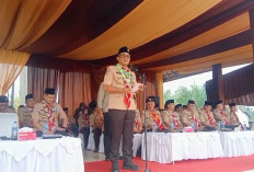 Bupati Hurmin Pimpin Upacara Hari Pramuka ke-65 di Bumi Perkemahan Sungai Merah