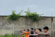 Polres Tanjab Barat Gelar Latihan Menembak Tingkatkan Kemampuan Personel
