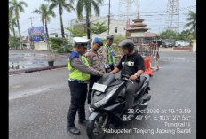 Jelang Operasi Patuh Siginjai 2026, Polres Tanjab Barat Periksa Disiplin Anggota