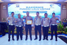 Polres Tanjab Barat Raih Juara II Program Polantas Karib pada Rakernis Lantas Polda Jambi