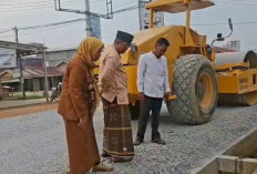 Bupati Tinjau Peningkatan Jalan Jalur 2 Merlung, Minta Warga Ikut Awasi Pekerjaan