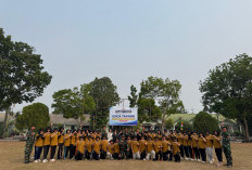 Universal Tourism College Gelar OSPEK di Markas Yonif 142/Ksatria Jaya, Tanamkan Disiplin dan Karakter Mahasis