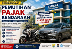 Pemutihan Pajak Kendaraan Jambi Resmi Dimulai, Tunggakan Bertahun-tahun Cukup Bayar Satu Tahun