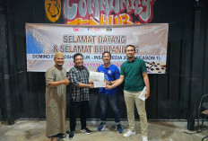 Wakili Insan Pers, Ryan Cen-Cen JEKTV dan Bahara Juara Lomba Domino FK-IJK Jambi