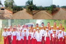 Bertahun-tahun Sulit Diakses, Warga Dusun Rantau Palembang Bersyukur Jalan Desa Diperbaiki