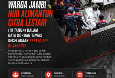 Nur Alimatun Citra Lestari, Warga  Jambi Menjadi Korban Kecelakaan Maut KAI Bekasi