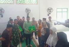 100 Paket Sembako Diserahkan Bupati Hurmin Bersama Dandim 0420/Sarko