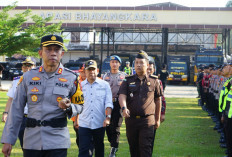 Pastikan Keamanan Idul Fitri, Wabup A. Khafidh Hadiri Apel Gelar Pasukan Operasi Ketupat 2026