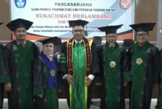 Nurachmat Herlambang Raih Gelar Doktor Ilmu Pertanian UNJA dengan Predikat Cumlaude  