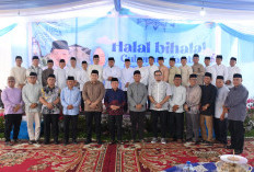 Bupati Merangin Hadiri Open House Dikediaman Pribadi Gubernur Alharis 