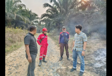 Kabar Viral Kebakaran Jangkos, Polsek Merlung Cek Lokasi di PT IIS